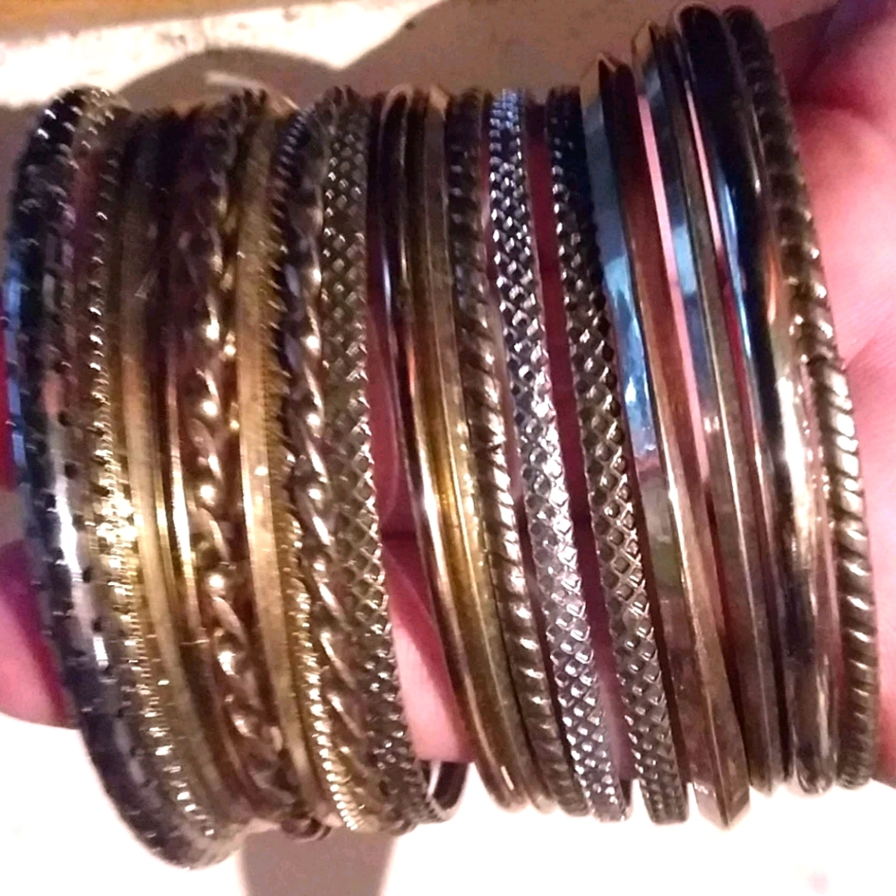 30+ brand new never wore Bangle Bracelets